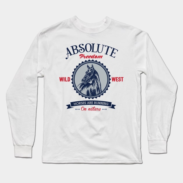 Absolute Freedom Long Sleeve T-Shirt by HandJulie